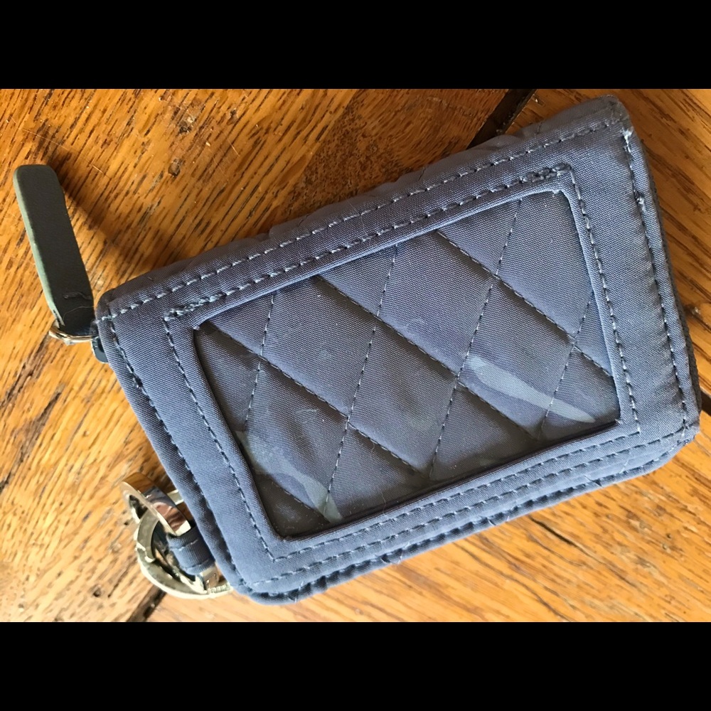 Vera Bradley larger sized id/lanyard wallet